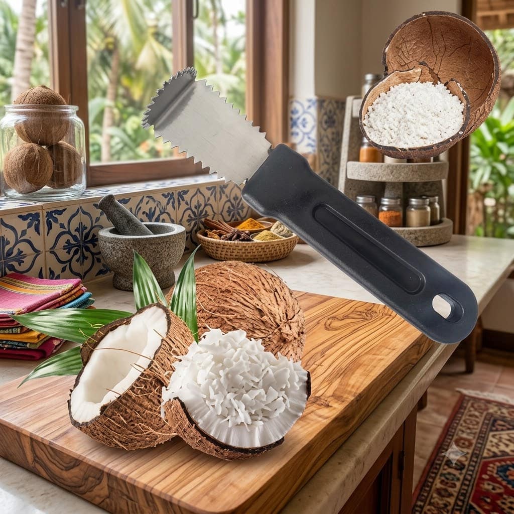 Stainless Steel Coconut Scrapper Grater