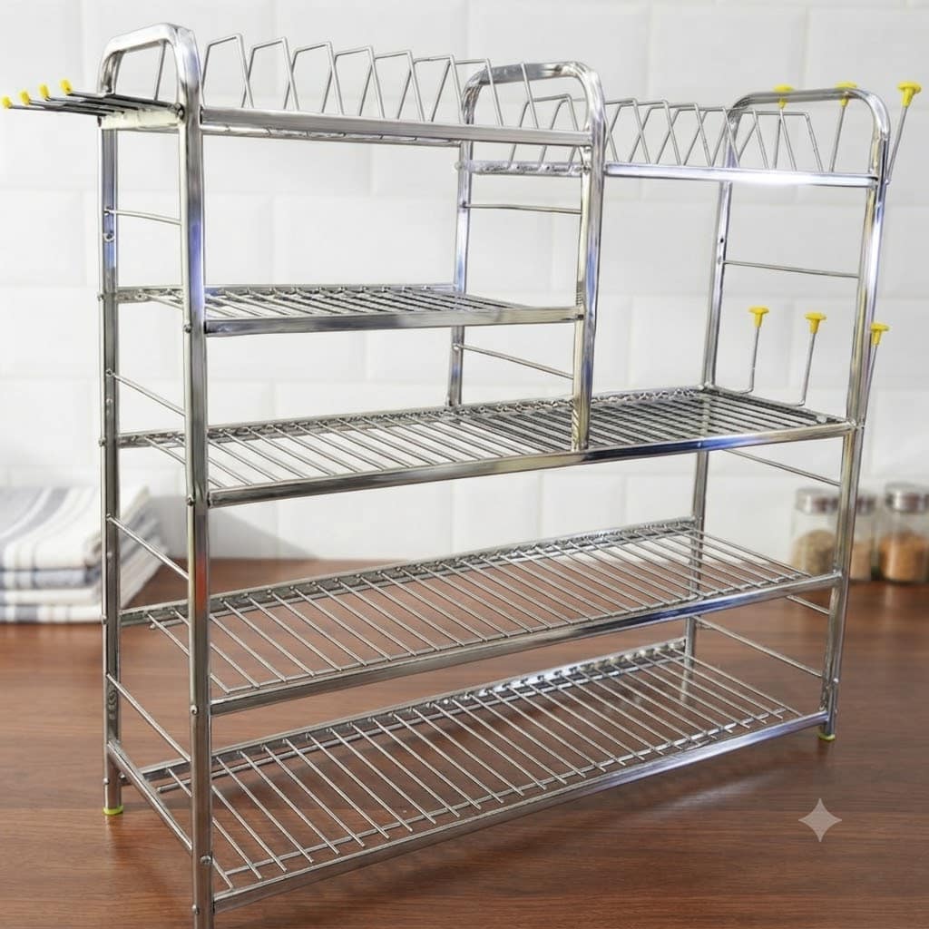 Stainless Steel Wall Mount Dish Rack