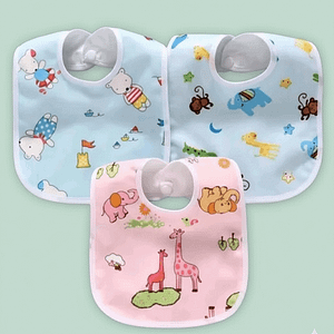 Best Quality Baby Aprons Smocks (3 Pack) - Waterproof Bibs