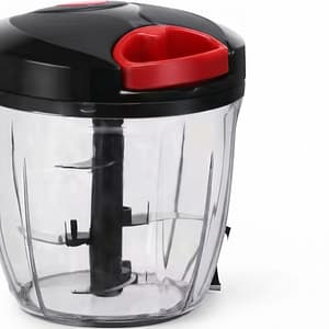 900ml Manual Handy Vegetable Chopper with 6 Stainless Steel Blades | Fruit & Vegetable Cutter